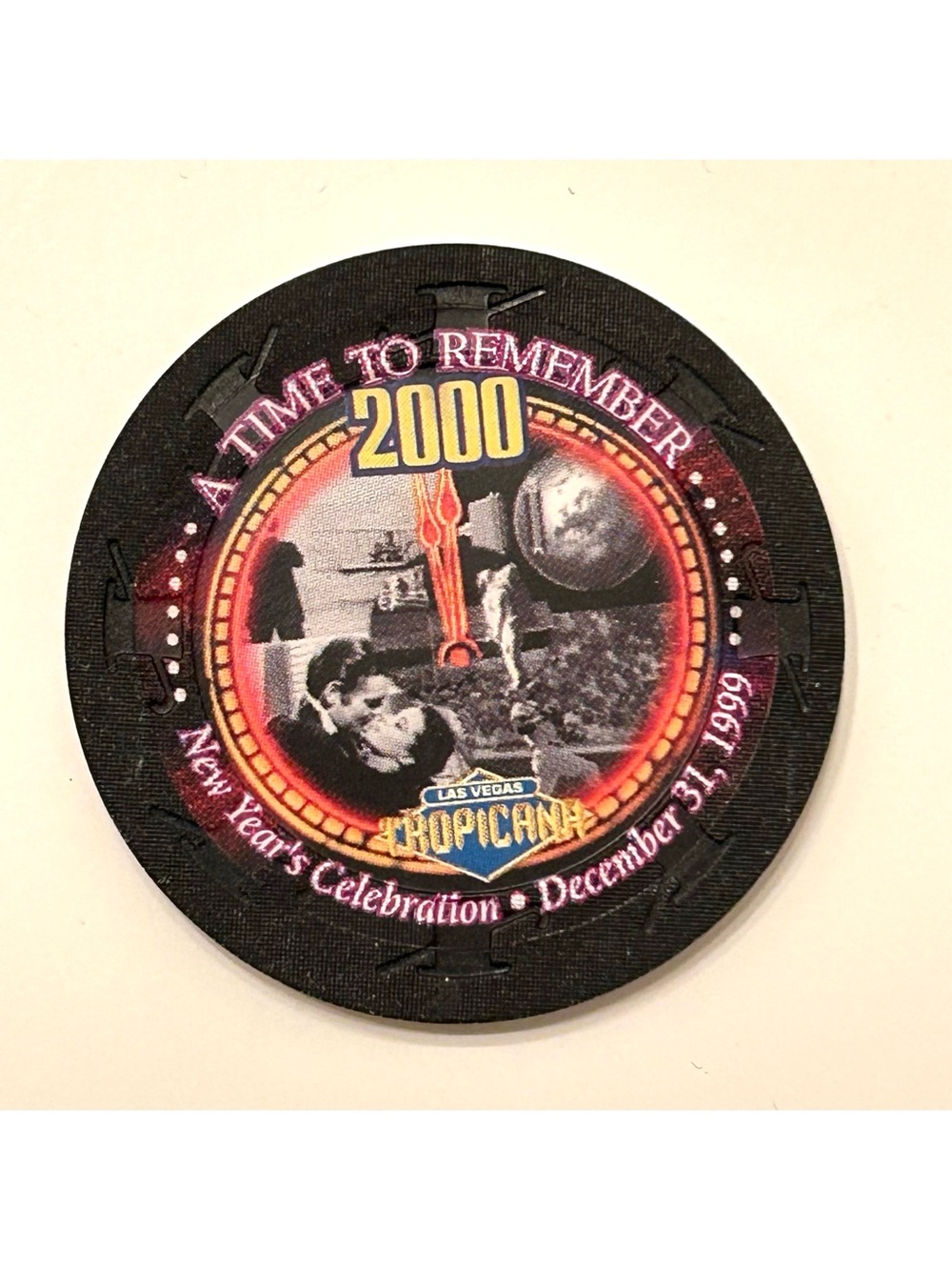 Tropicana Las Vegas Casino "A TIME TO REMEMBER" New Years 2000 Casino Chip